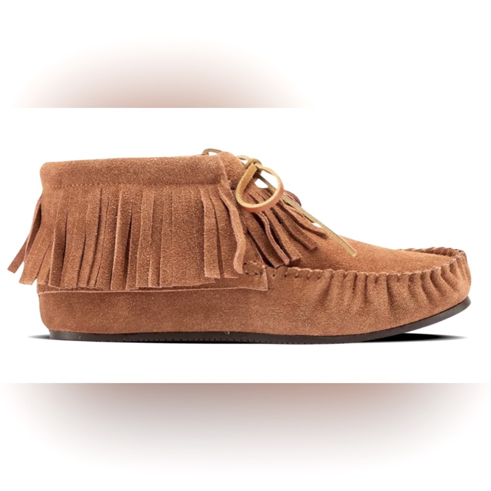 LAMO AVA Ankle moccasins with stylish fringe details!
